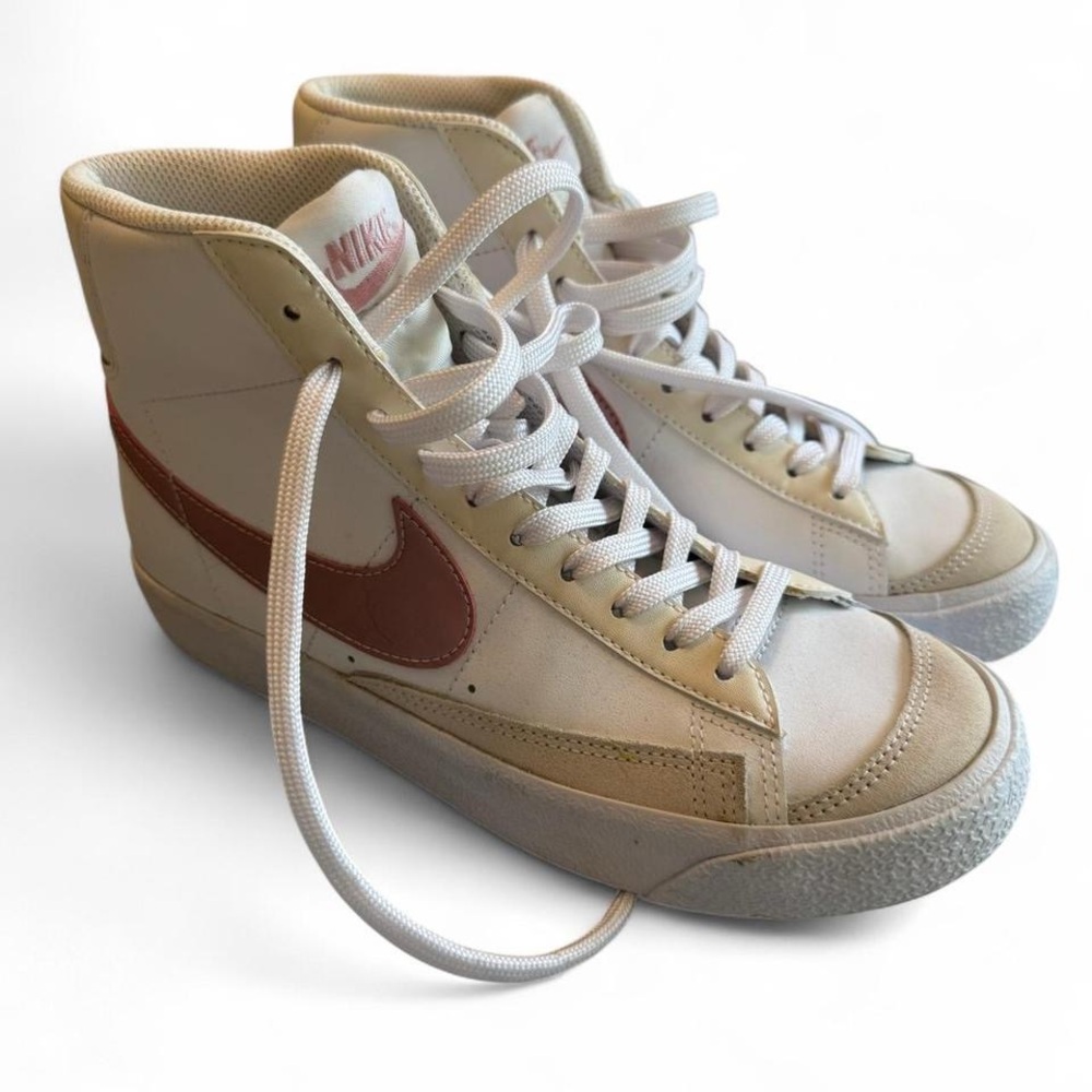 Nike Blazer Mid White Pink Glaze Womens 7-  DA4086-105